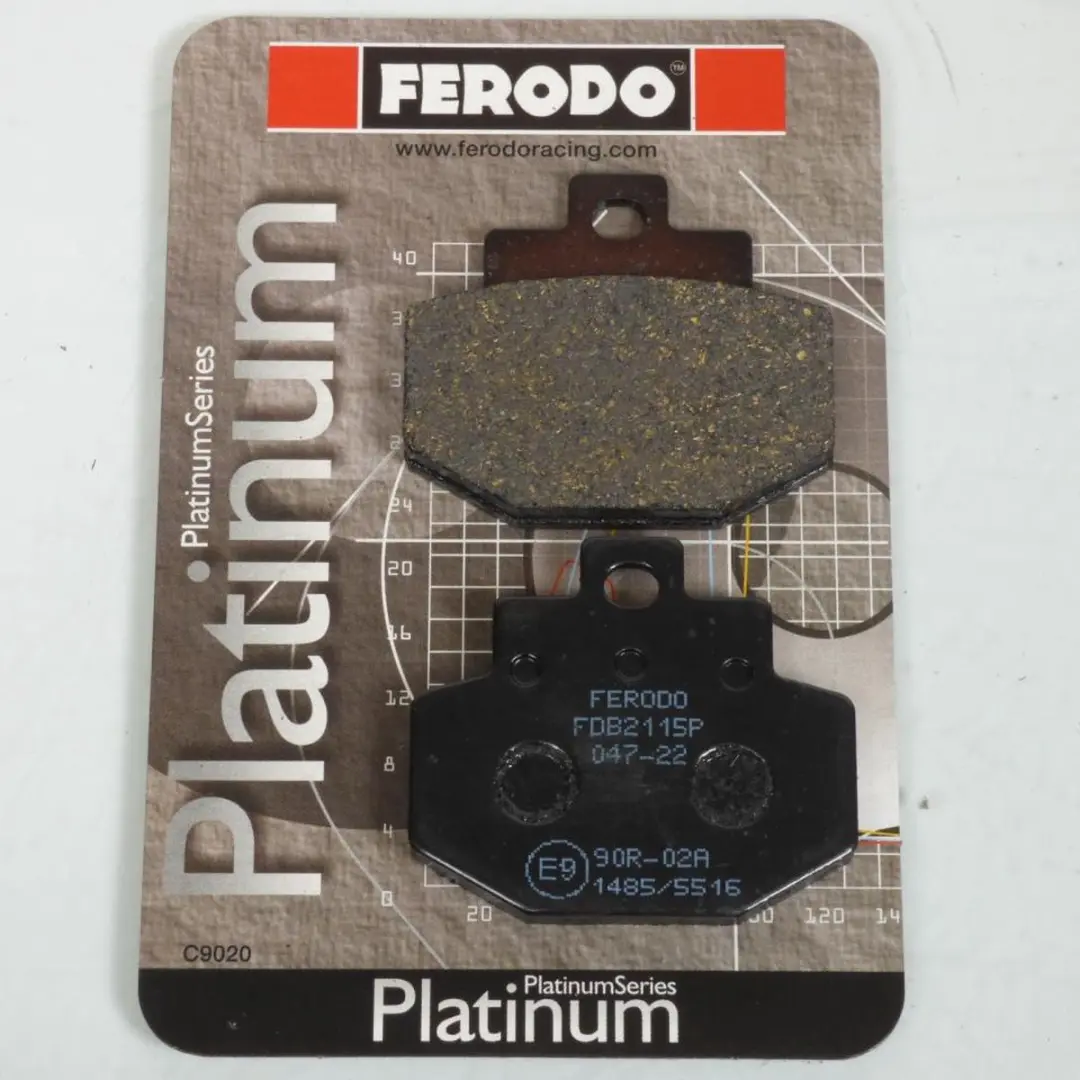 Plaquette de frein Ferodo pour Scooter Piaggio 250 Vespa Gtv 2007 M45102 / AR Ne
