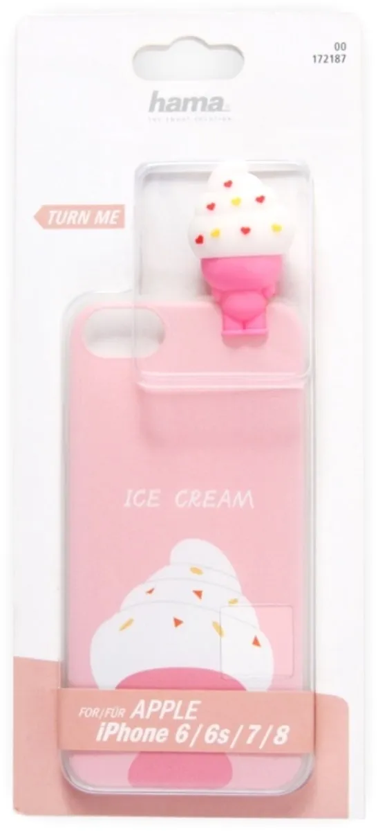 Hama Ice Cream Hoes Roze - iPhone 6/6s
