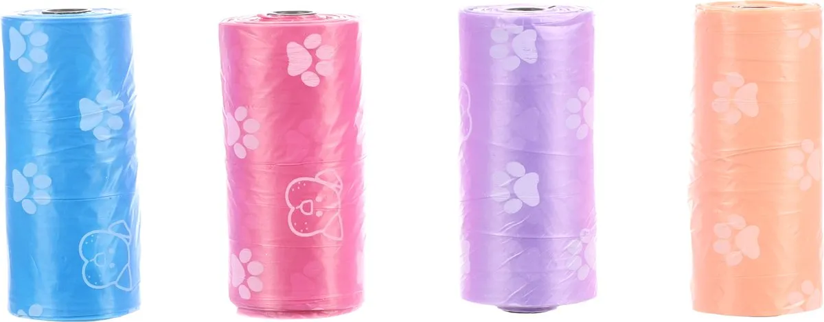 Flamingo Paws Hondenpoepzakjes - 60 Stuks