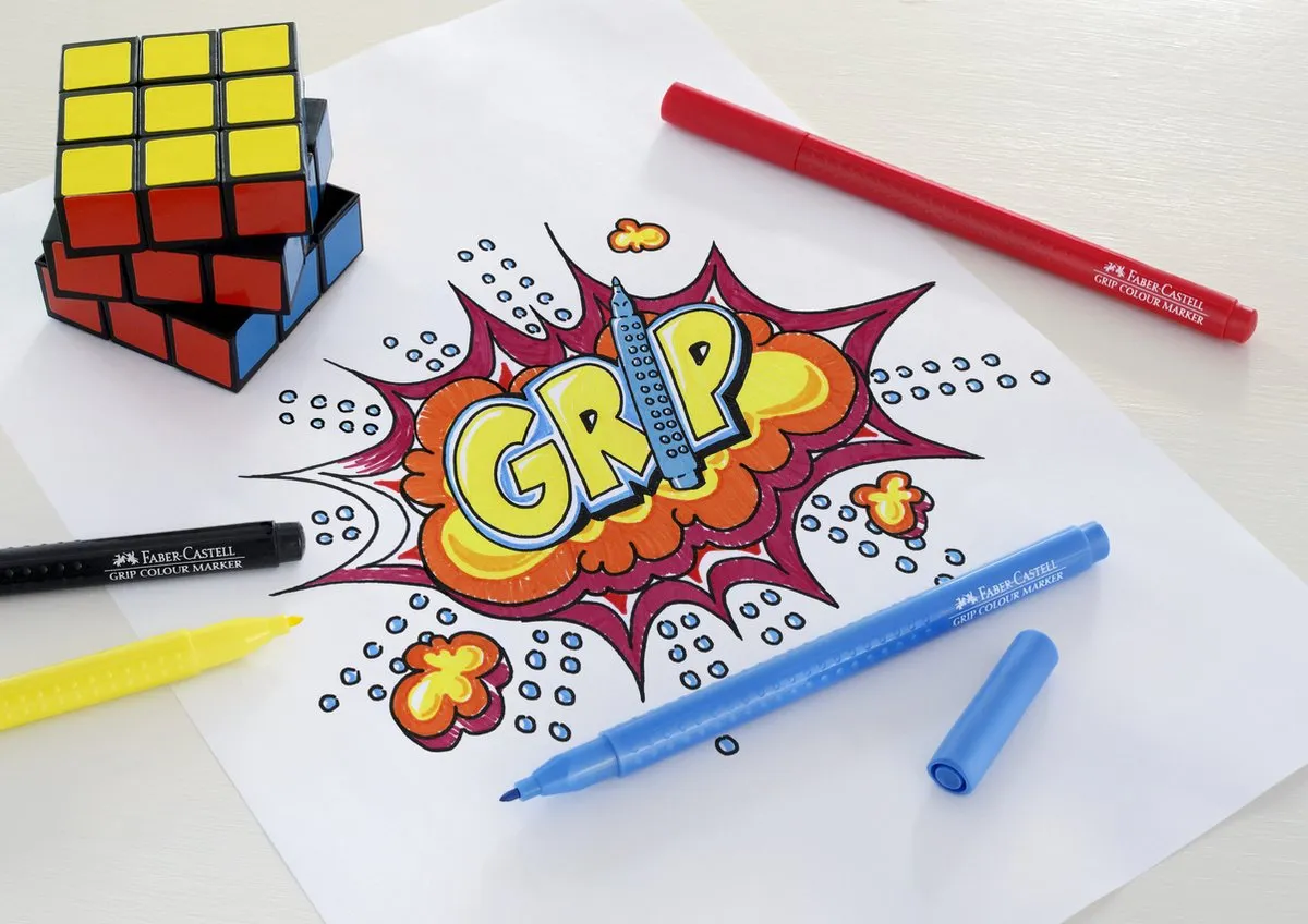 Faber-Castell Grip Colour Viltstiften - 20 Stuks