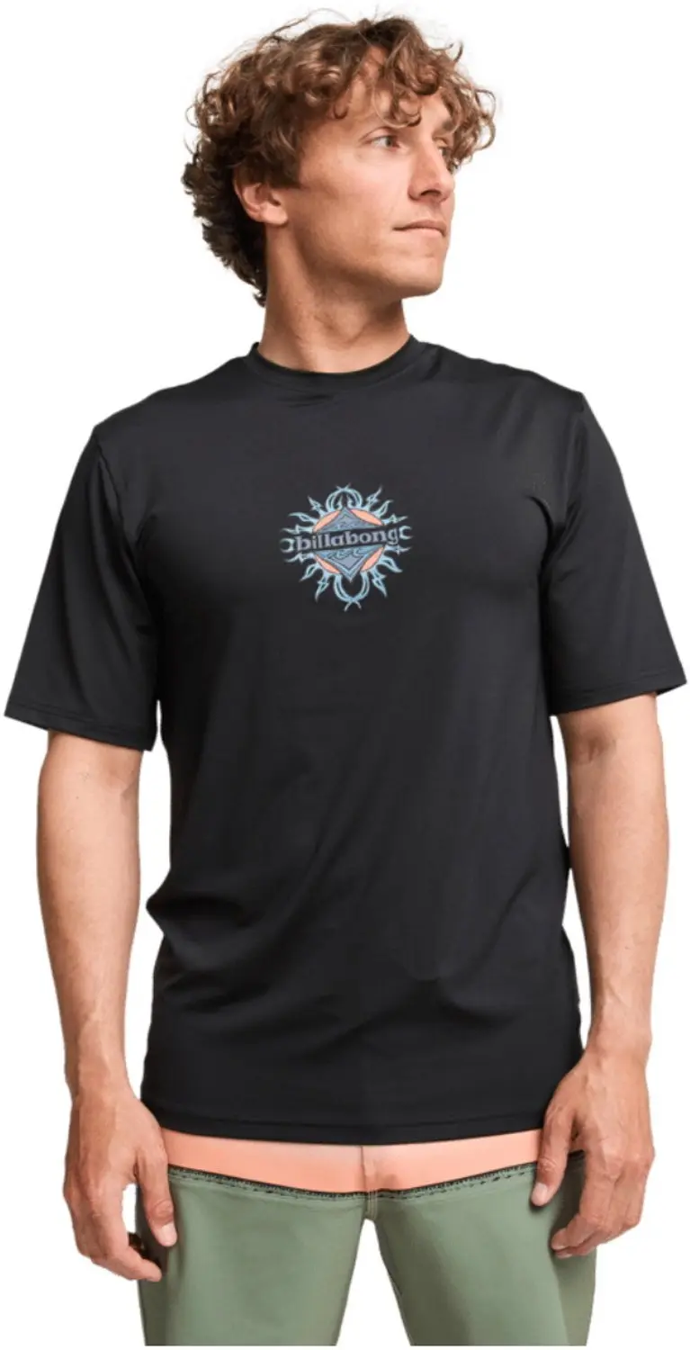 2026 Billabong Heren Solar Flare Loszittend Lycra-hemd Met Korte Mouwe