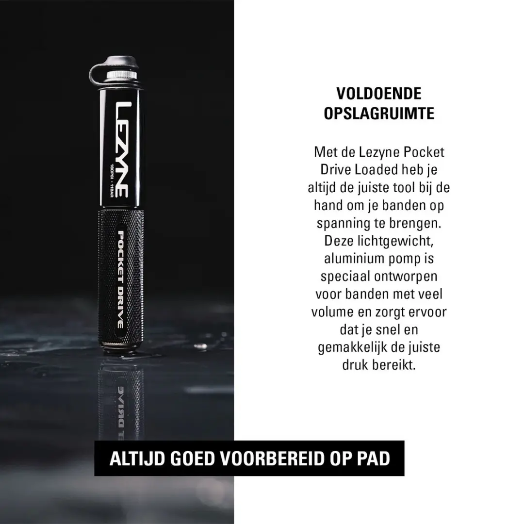 Lezyne Pocket Drive Loaded Fietspomp