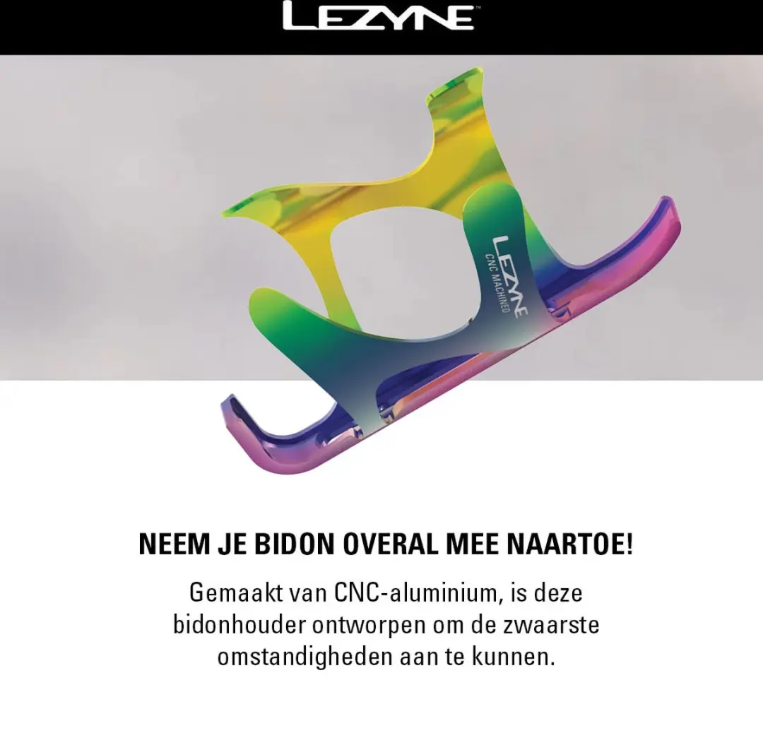 Lezyne CNC Flessenkooi Metallic - afbeelding 2 van 6