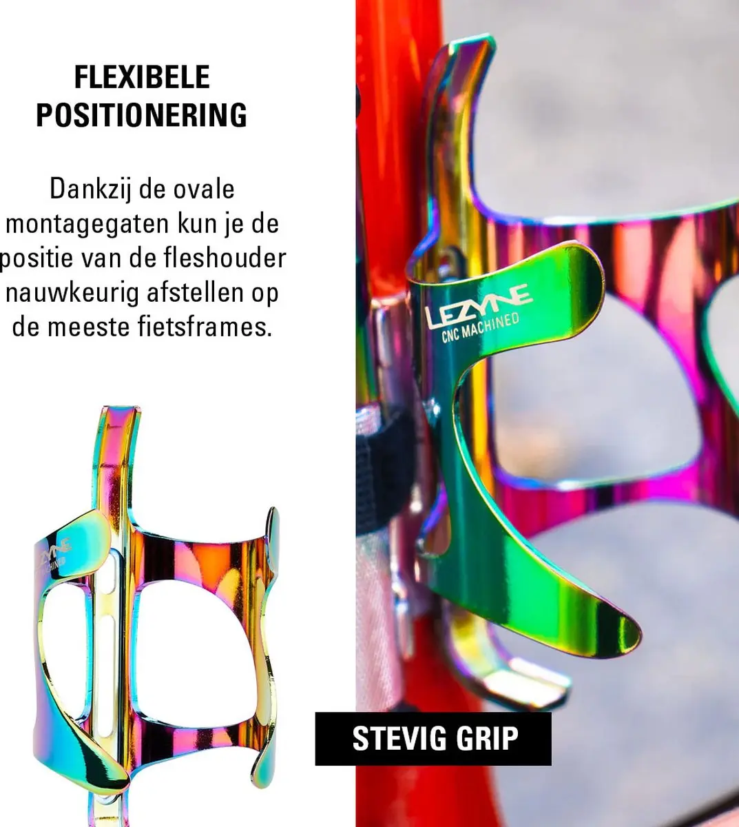 Lezyne CNC Flessenkooi Metallic - afbeelding 3 van 6