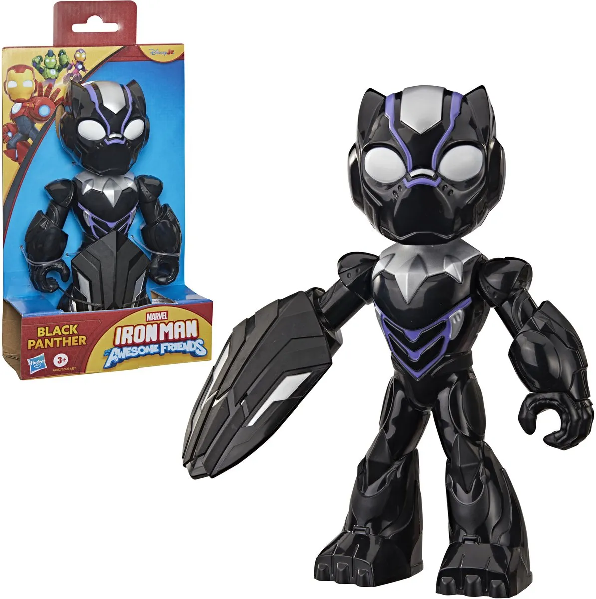 Marvel Iron Man & Black Panther Actiefiguur 23cm