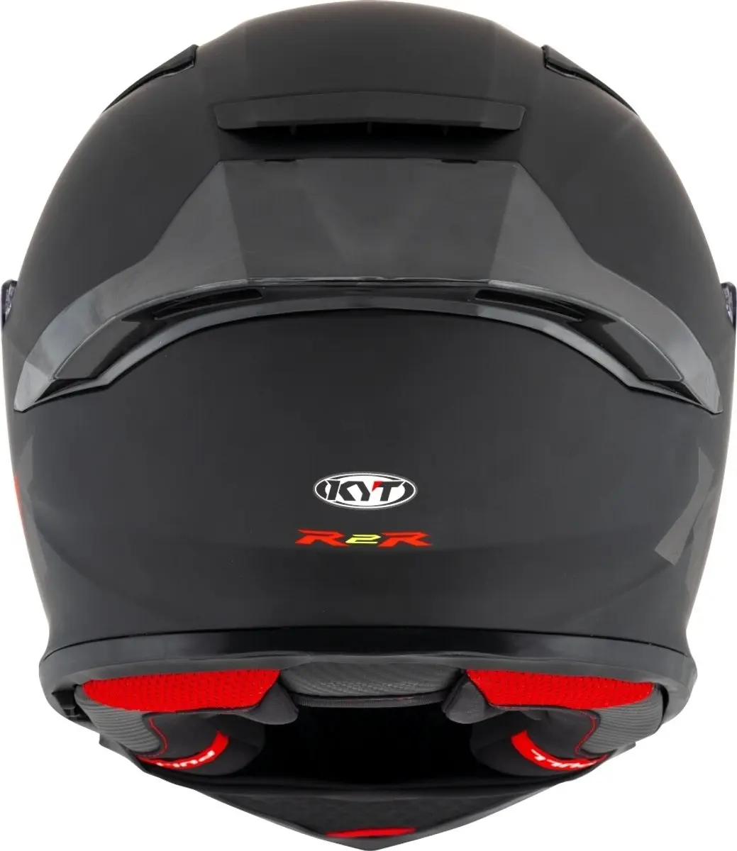 KYT R2R Plain Mat Zwart Integraalhelm - afbeelding 5 van 6