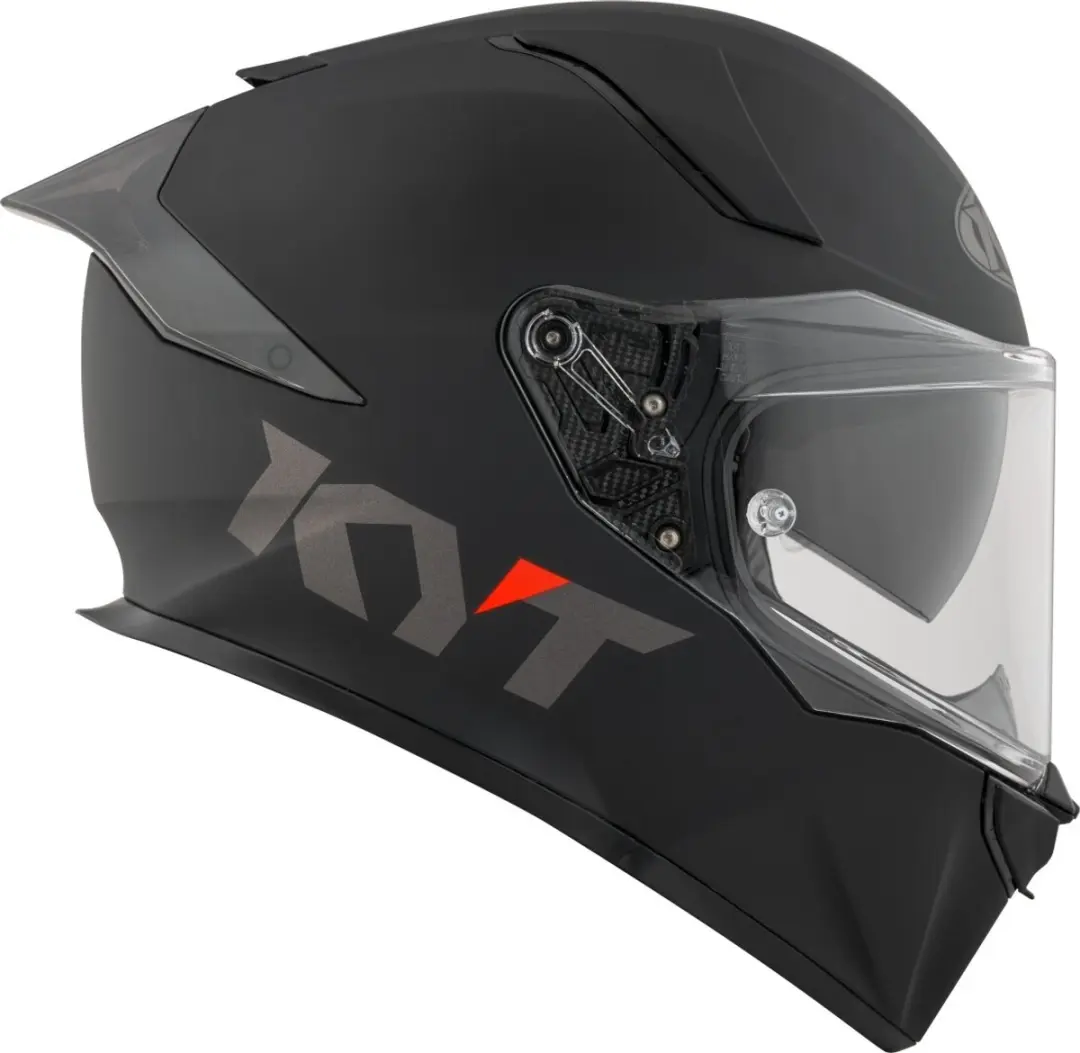 KYT R2R Plain Mat Zwart Integraalhelm - afbeelding 6 van 6
