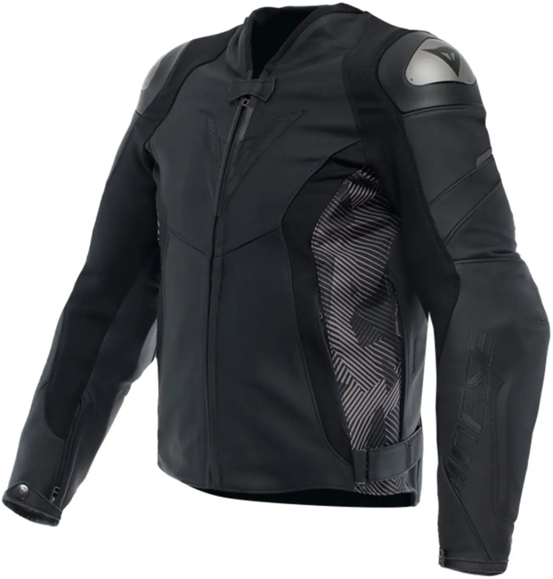 Dainese Avro Leren 5 Jas Zwart Antraciet