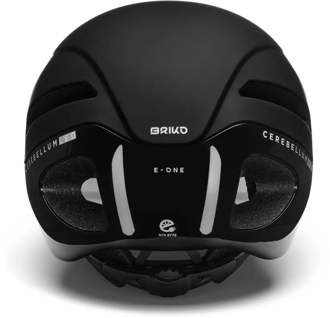 Briko Fietshelm E-One Visor Fietshelm ZWART