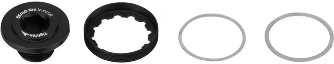 Rotor Aldhu 24 Non Drive Side Bolt Left Krukasbout Zwart