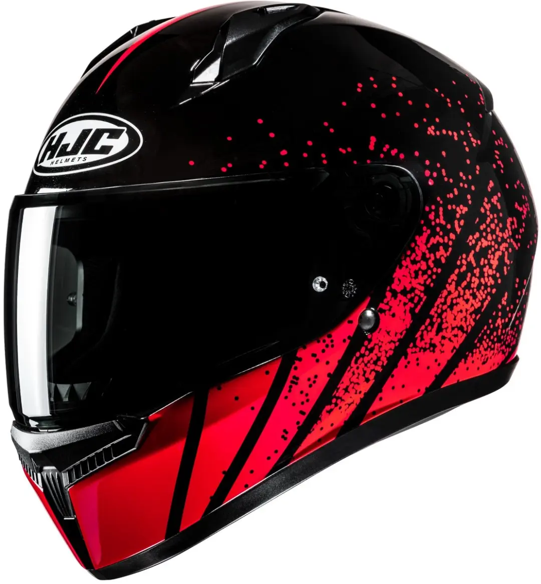 HJC C10 Haven Zwart Rood Integraalhelm