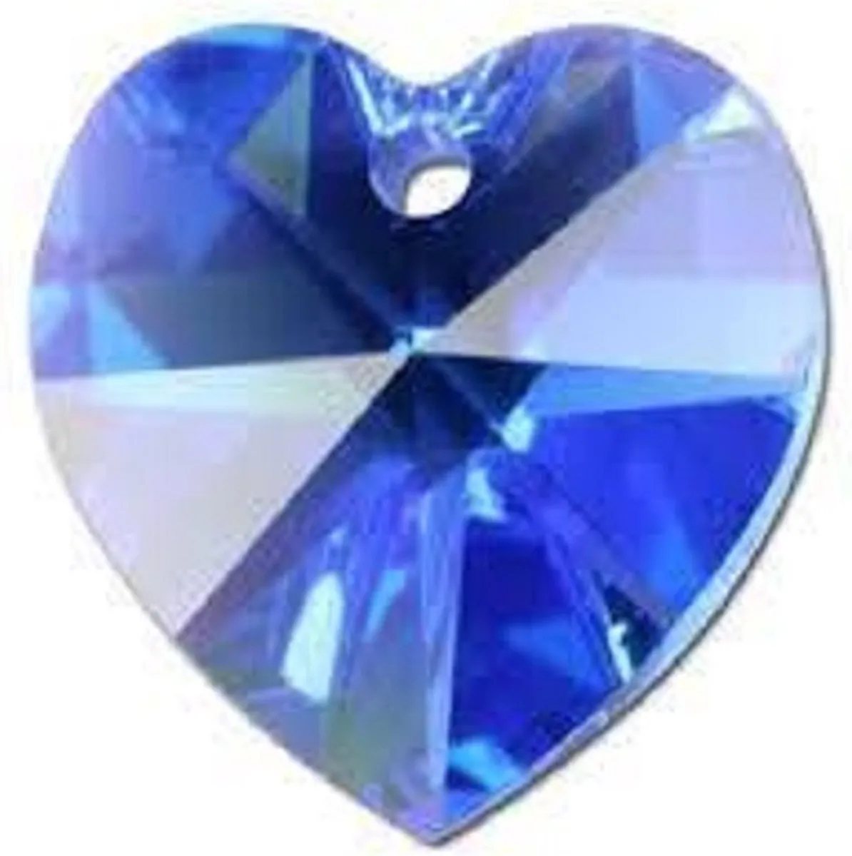 Swarovski Elements Hart 18x18mm Sapphire AB