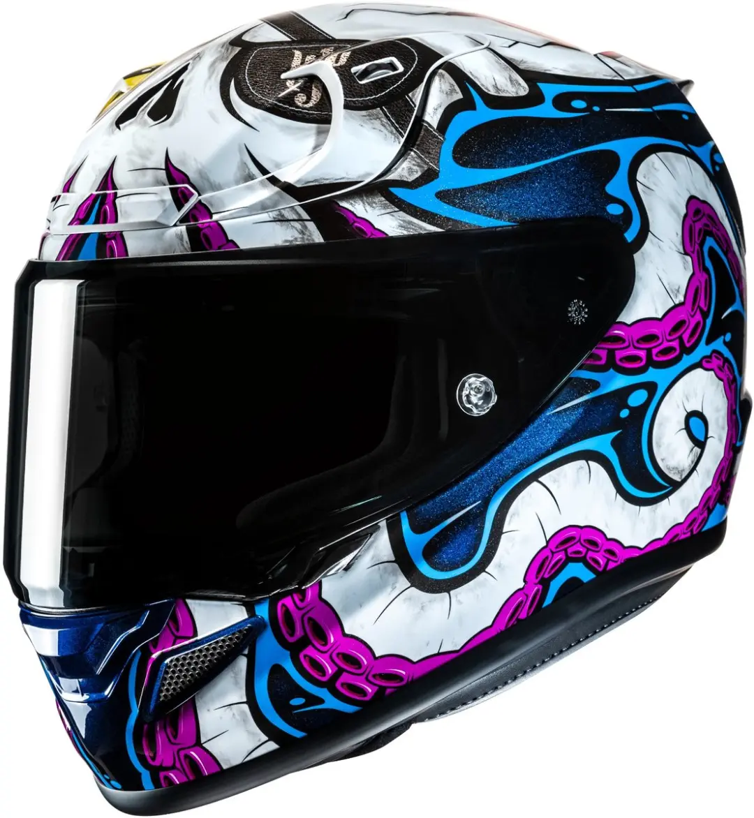 HJC RPHA 12 Kraken Wit Blauw Paars Geel Integraalhelm