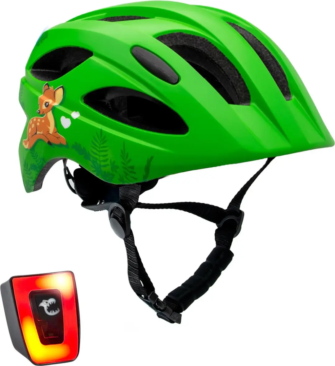 Crazy Safety Cool Cute Fietshelm junior M - Groen - afbeelding 6 van 6