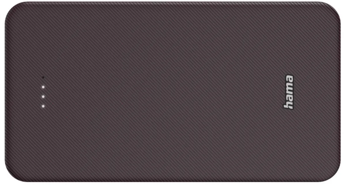 Hama Powerbank - Color - 20000mAh - 15W - 1x USB-C, 1x USB-A - Pruim