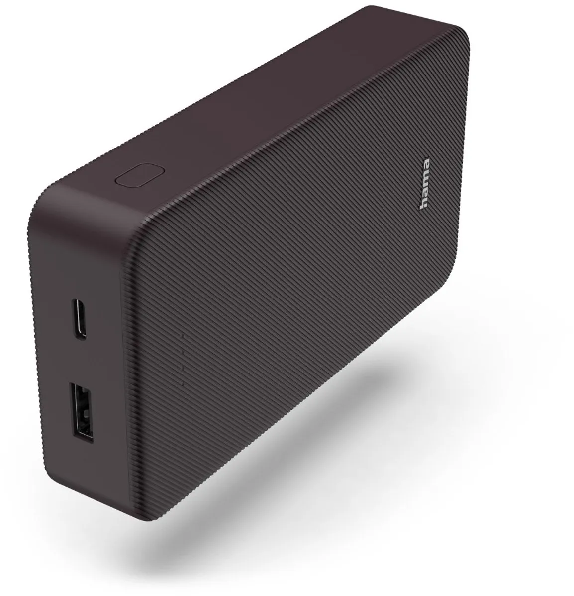 Hama Powerbank - Color - 20000mAh - 15W - 1x USB-C, 1x USB-A - Pruim