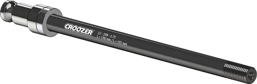 Croozer Thru Axle Adapter 1.00 Mm Zwart 12 x 217 mm