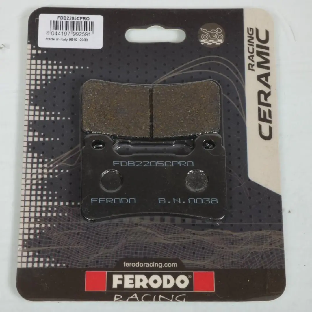 Plaquette de frein Ferodo pour Deux Roues PC37B / AV / FDB2205CPRO Neuf