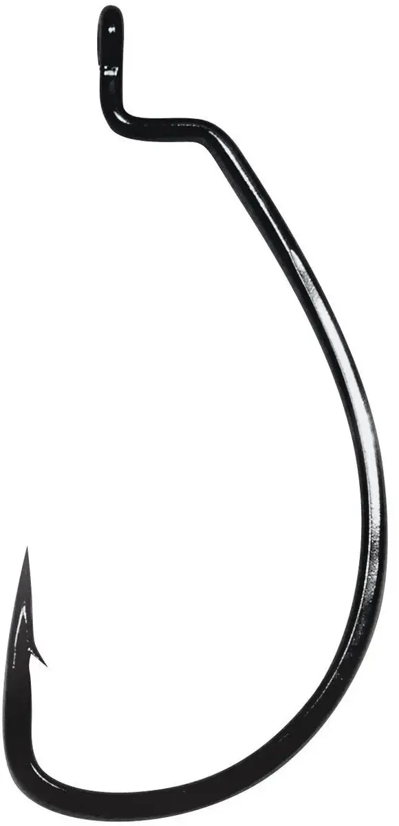 Gamakatsu Worm Offset EWG SL Haak 2/0 - 6 Stuks - Zwart - afbeelding 2 van 2
