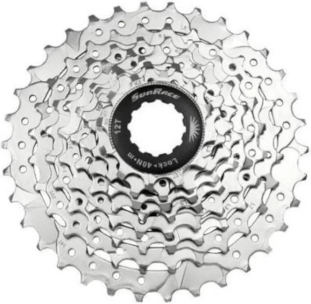 Sunrace CSR63 7-speed cassette 12-24T - Zilver - afbeelding 3 van 4
