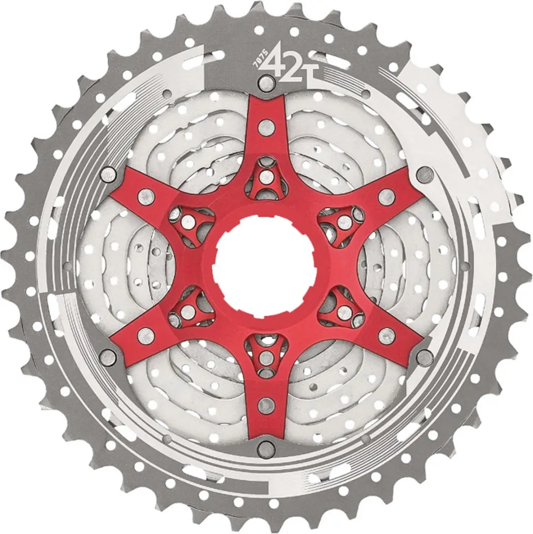 Sunrace CSMX8 11-42T Fietscassette - Zilver - afbeelding 5 van 6
