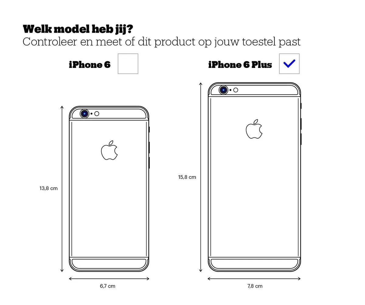 Apple Lederen Back Cover iPhone 6/6s Plus Midnight MKXD2ZM/A