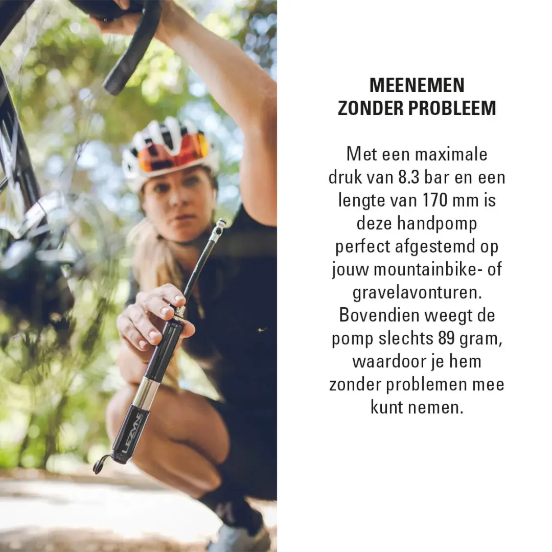 Lezyne Pressure Drive HP Fietspomp - Zwart - afbeelding 5 van 6