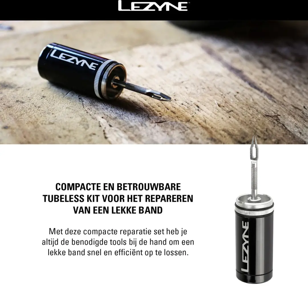Lezyne Tubeless Kit - Zwart - afbeelding 3 van 6