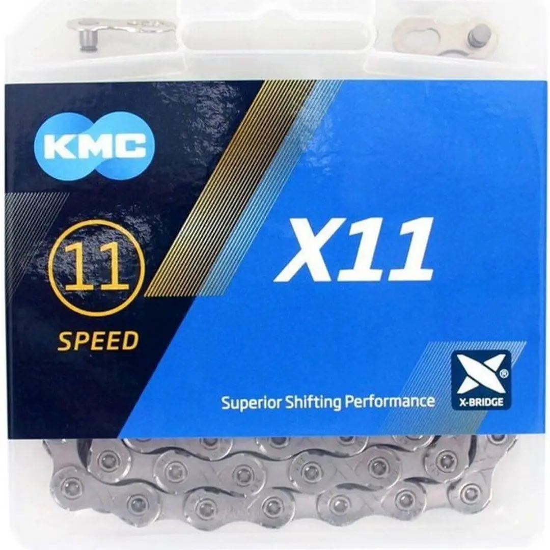 KMC X11 118-schakels fietsketting - Grijs - afbeelding 2 van 6