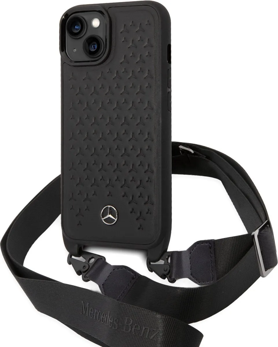 Mercedes-Benz Echt Leer Back Cover voor iPhone 14