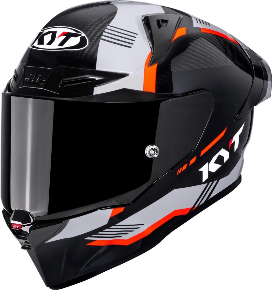 KYT R1R Carbon Zone Volle motorhelm