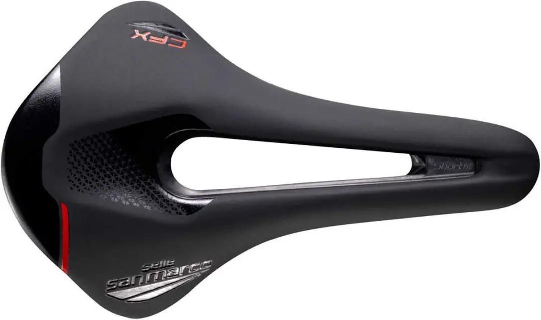 Selle San Marco Shortfit 2.0 Open-Fit Carbon FX Zadel - Zwart - afbeelding 2 van 5