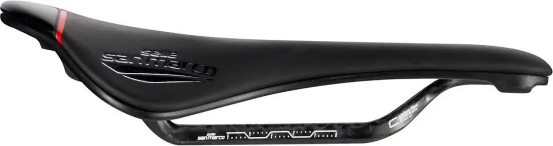 Selle San Marco Shortfit 2.0 Open-Fit Carbon FX Zadel - Zwart - afbeelding 4 van 5