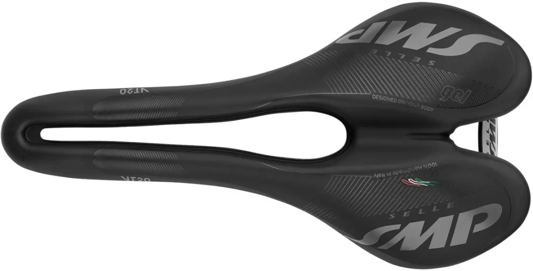 Selle SMP VT20 Gel Zadel 142mm Zwart - afbeelding 4 van 6