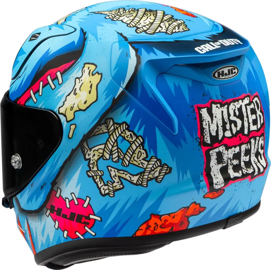 HJC RPHA-12 Mister Peeks Integraalhelm - XXL - Blauw - afbeelding 4 van 6