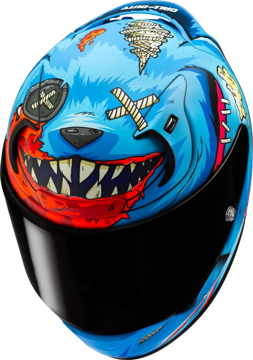 HJC RPHA-12 Mister Peeks Integraalhelm - XXL - Blauw - afbeelding 5 van 6