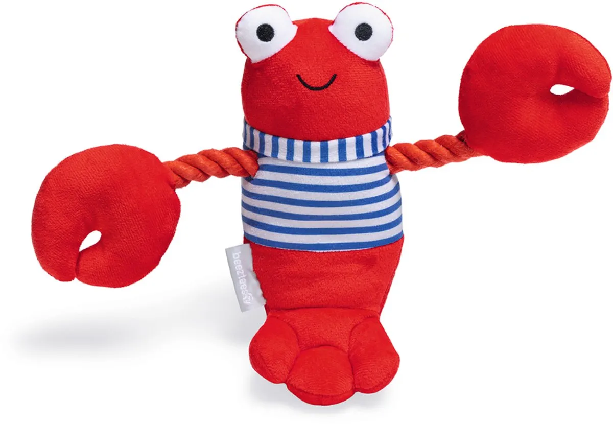 Beeztees Pluche Hondenspeeltje Kreeft Frits