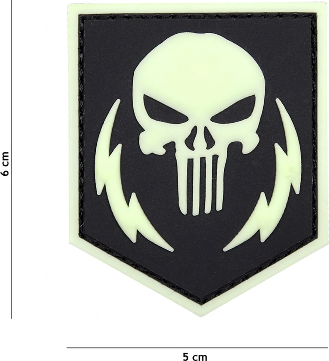 101 Inc Embleem 3D PVC Punisher Thunder Strokes Clow