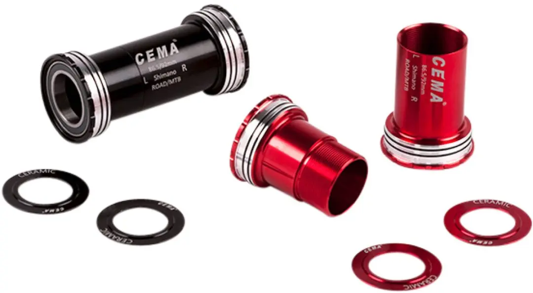 Cema BB86 SRAM DUB-ceramic trapaslagers Zwart