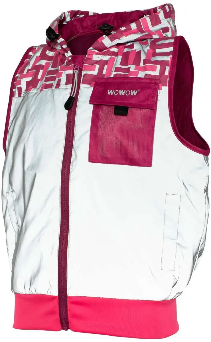 Wowow Yoho Reflecterend Kinderhoodie Roze XL