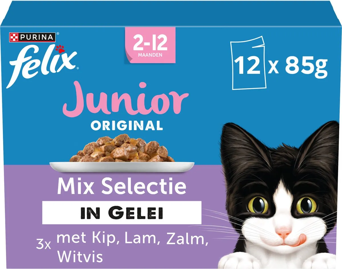 Felix Original Gelei Junior Mix - 12 Stuks