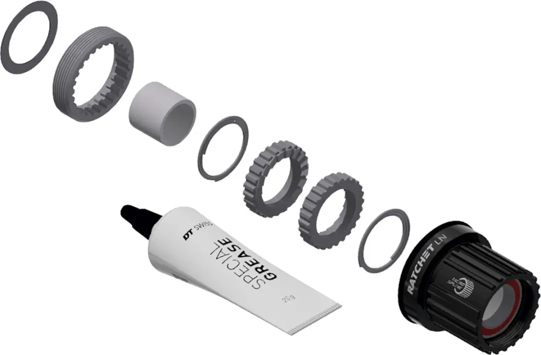 DT SWISS Ratchet LN Upgrades van DT Swiss naven met palw naar Ratchet systemen S