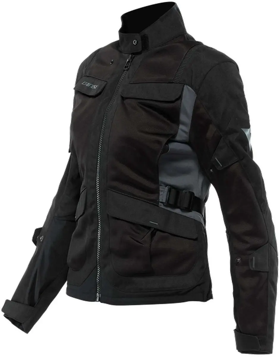 Dainese Desert Lady Tex Jas Zwart Zwart Ebony