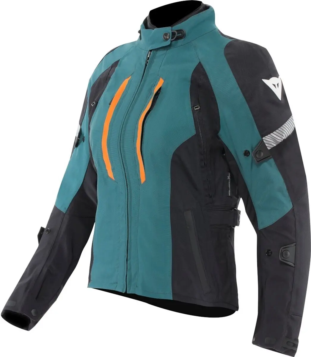 Dainese Mangen Absøluteshell™ Pro Waterdichte Dames Zwart Turquoise Textiele