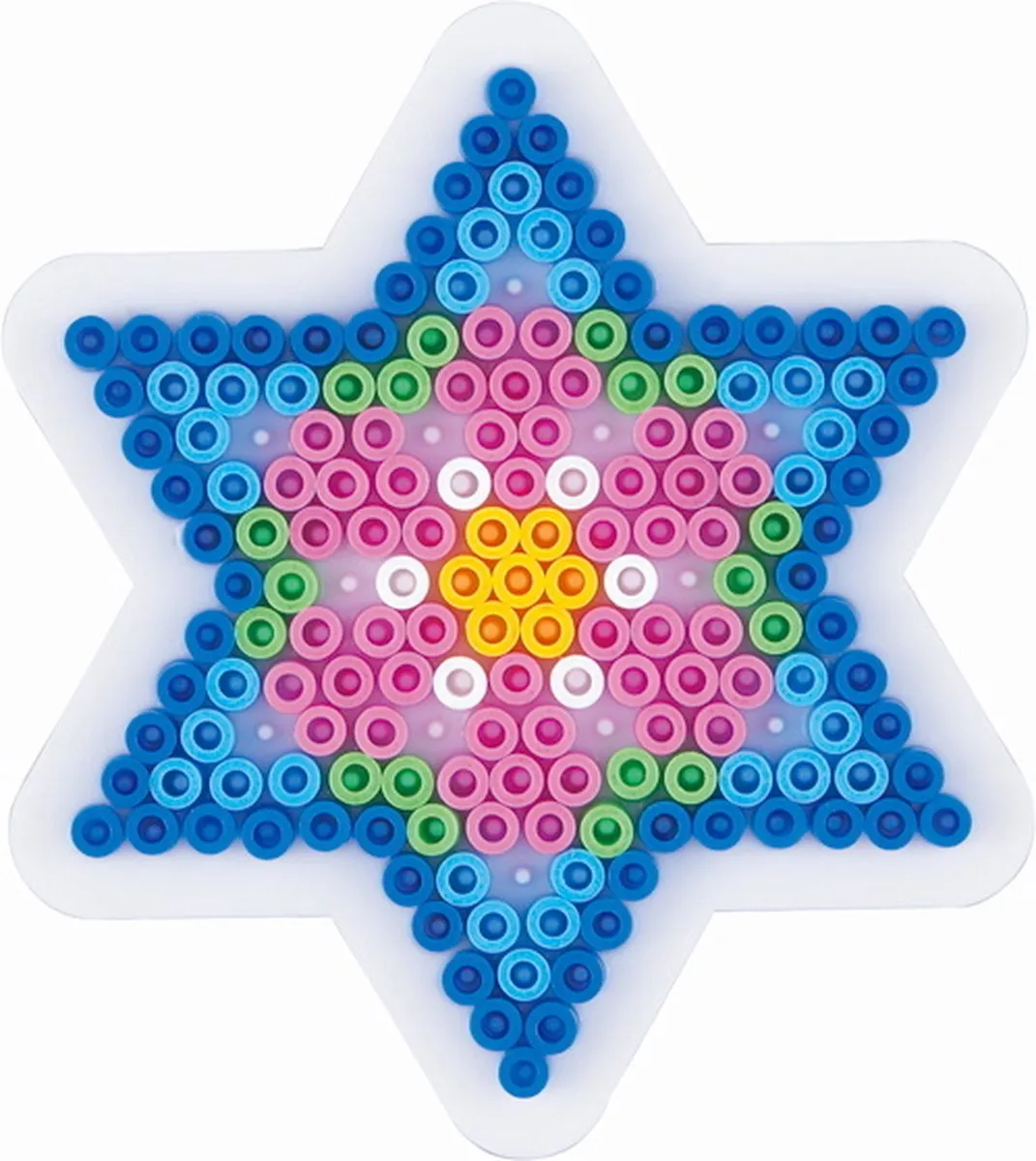 Hama Strijkkralen Grondplaat Ster Transparant - afbeelding 5 van 5
