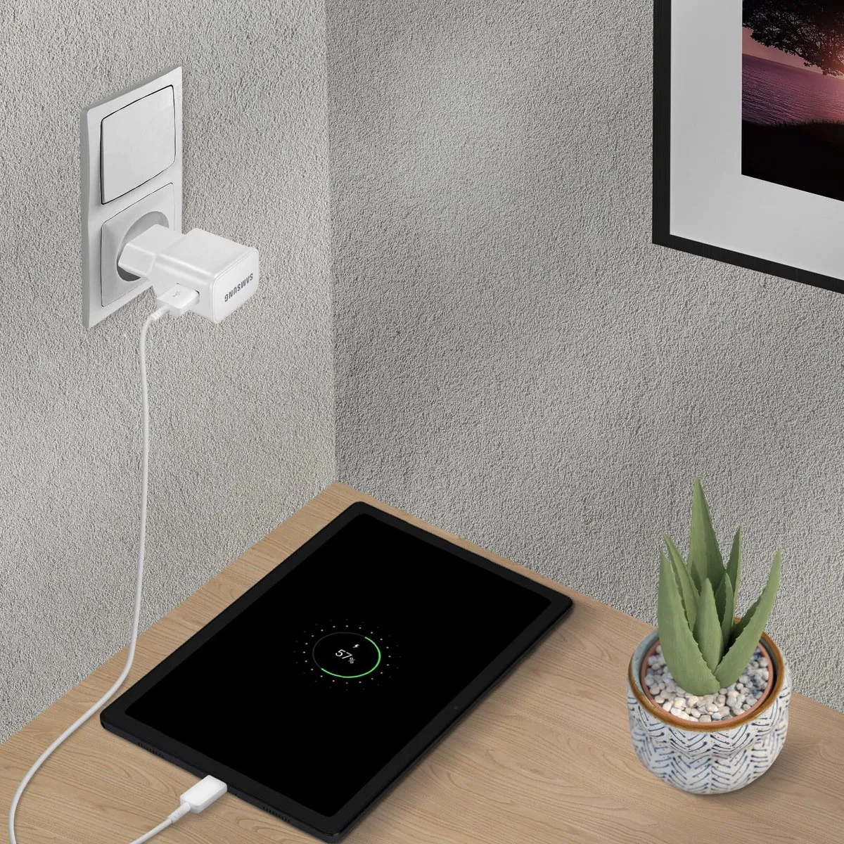Samsung EP-TA20EWENGEU Snellader 15W - Wit