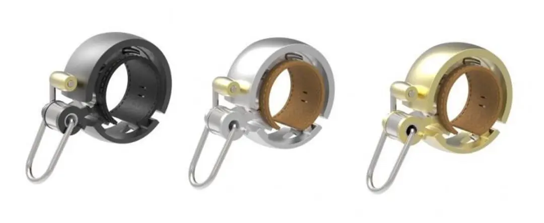 Knog Oi Luxe Large fietsbel - Zilver - afbeelding 6 van 6