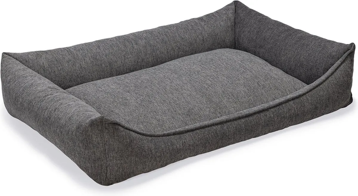 Beeztees Zia - Orthopedische Hondenmand - Grijs - 120x80x23 cm