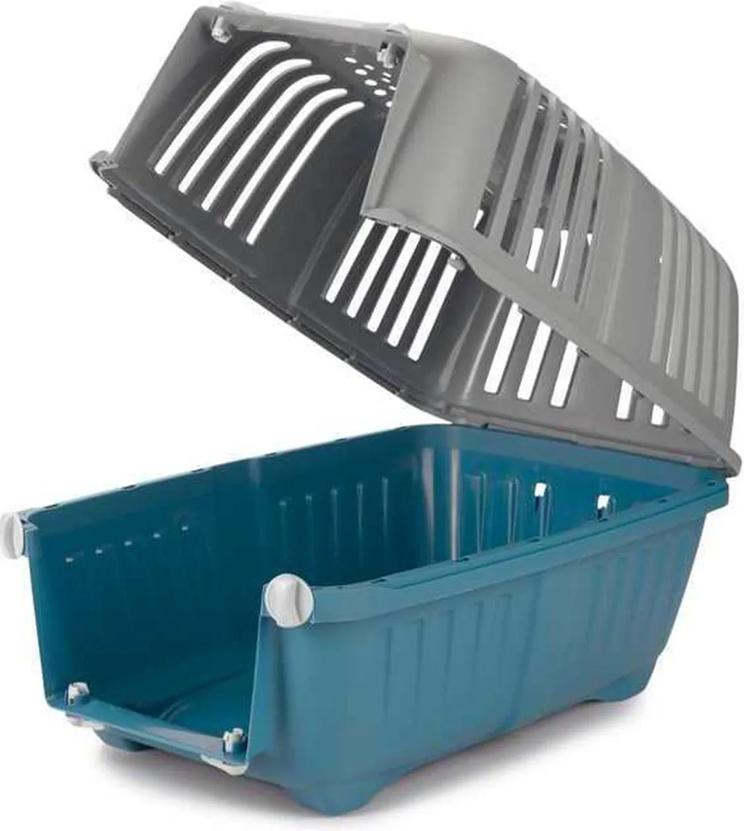 Beeztees Pratiko Eco Reismand Kat - 48x31x33cm - Blauw/Grijs