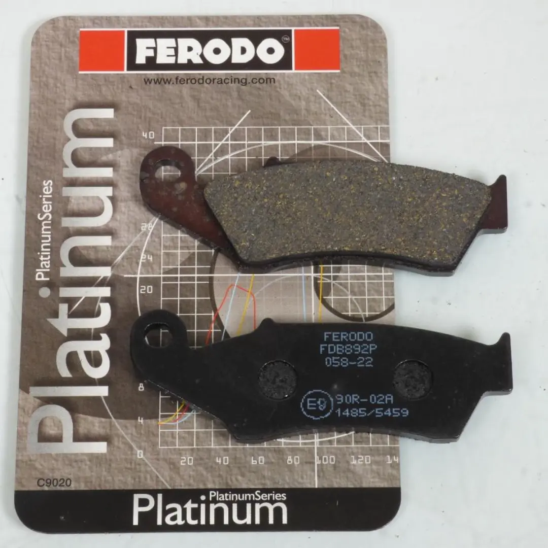 Plaquette de frein Ferodo pour Moto Honda 125 CRF 2014 à 2016 JE03A / AV Neuf